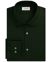 Calvin Klein Men's Performance Wrinkle Free Slim-Fit Spread-Collar Dress Shirt