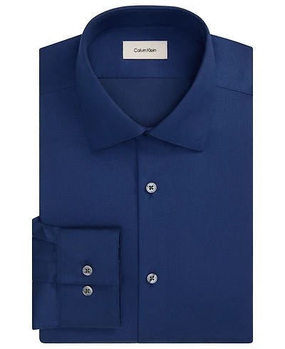 Calvin Klein Men's Performance Wrinkle Free Slim-Fit Spread-Collar Dress Shirt