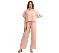 Bcx Women's Pull-On Mini Stripe Pants