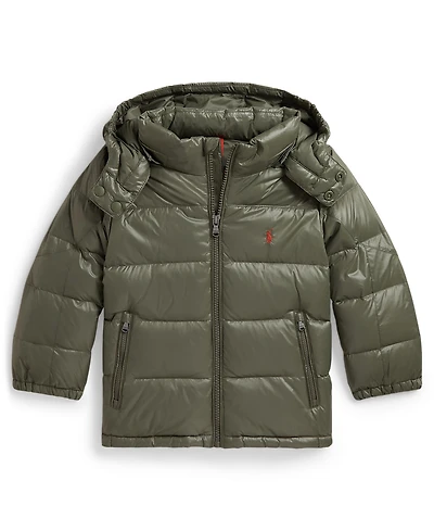 Polo Ralph Lauren Boys' 2T-7 The Gorham Glossed Down Jacket