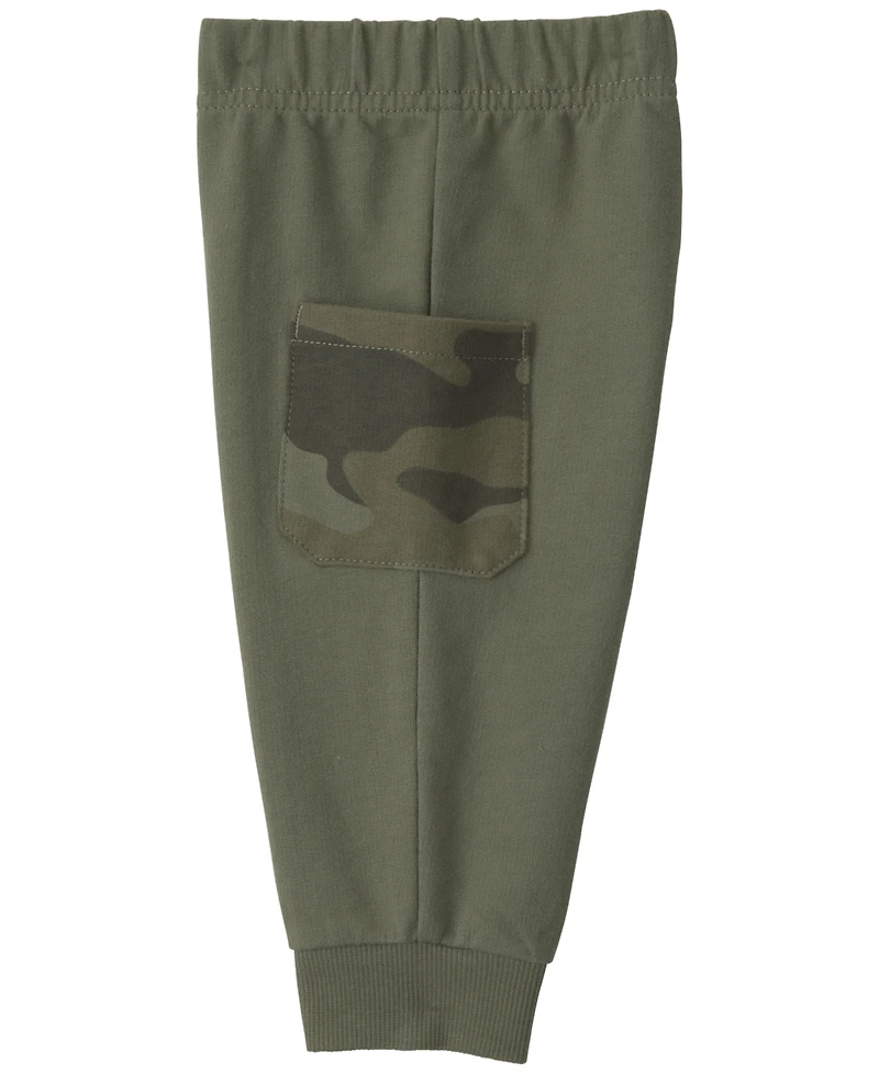 Carter's Baby Boys' Camo Vest, Long-Sleeve Bodysuit and Pants, 3-Piece Set