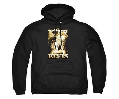 Elvis Men's Presley The King Pull-Over Hoodie