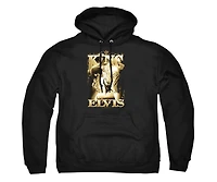 Elvis Men's Presley The King Pull-Over Hoodie