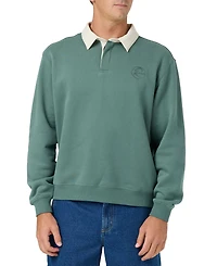 O'Neill Men's O'Riginals Fleece Rugby Polo Long-Sleeve Button-Up Shirt