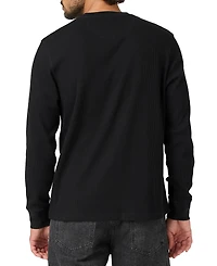 O'Neill Men's Overland Thermal Waffle-Knit Long-Sleeve Crewneck Shirt
