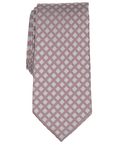 Michael Kors Men's Binguey Grid Pattern Slim Tie