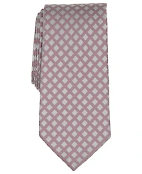 Michael Kors Men's Binguey Grid Pattern Slim Tie
