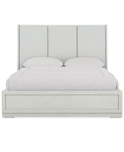 Matrix Upholstered Panel California King Bed, Macy's Exclusive