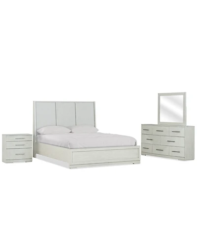 3-Piece Matrix Bedroom Set (California King Bed, Dresser, & Nightstand), Macy's Exclusive