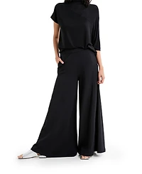 Marcella Women's Hylan High-Rise Wide-Leg Trousers