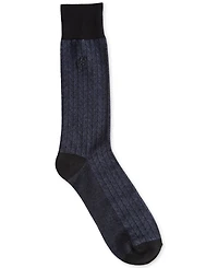 Perry Ellis Portfolio Men's Herringbone Crew Socks