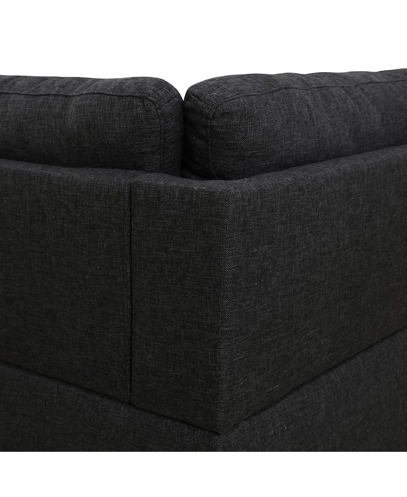Streamdale Furniture L shape Sectional Sofa Chair with cup holder