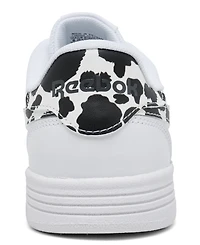Reebok Women's Court Advance Cow Print Lifestyle Sneakers