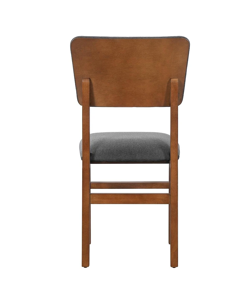 Streamdale Furniture Upholstered Mid-Century Modern Dining Chairs Set of 4