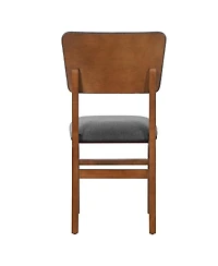 Streamdale Furniture Upholstered Mid-Century Modern Dining Chairs Set of 4