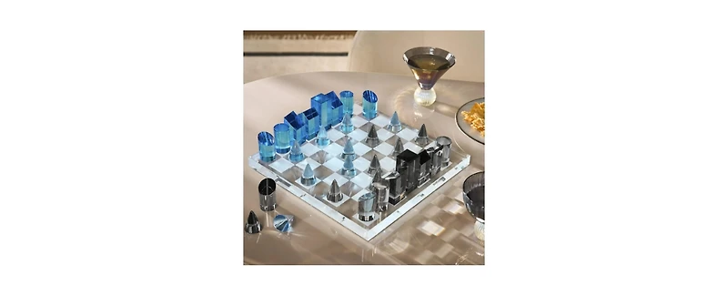 Z Gallerie Crystal Chess