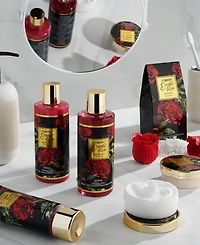 Lovery Exotic Rose Spa Gift Basket, 13pc Self Care Gift, Bath and Body Care Gift Set, Relaxing Stress Relief Gift