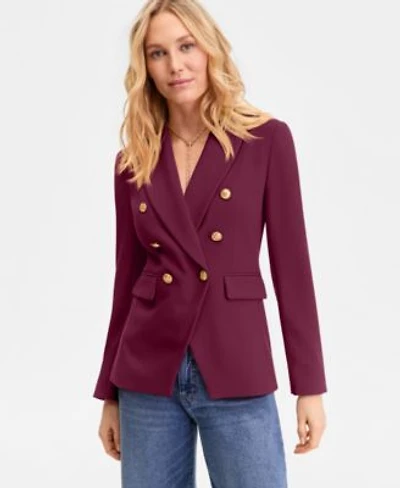I.N.C. International Concepts Womens Double Breasted Blazer Xs 3x Exclusively At Macys