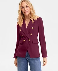 I.N.C. International Concepts Womens Double Breasted Blazer Xs 3x Exclusively At Macys