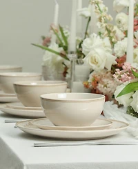 Stone Lain Opal 12-Piece Dinnerware Set, Service for 4