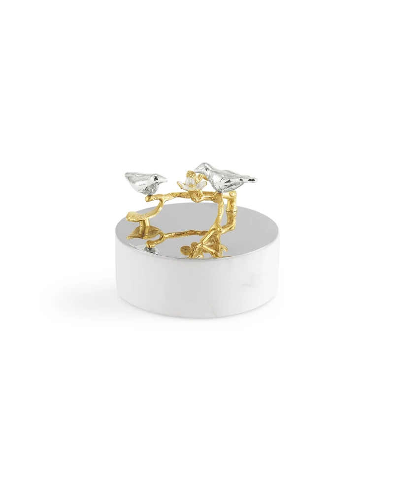 Michael Aram Lovebirds 4.5" Trinket Box