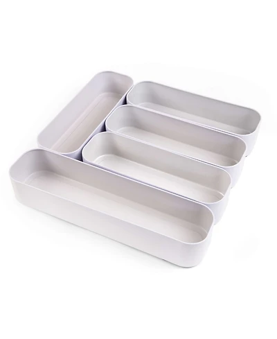 three by Metal Drawer Organizers, Set of 5