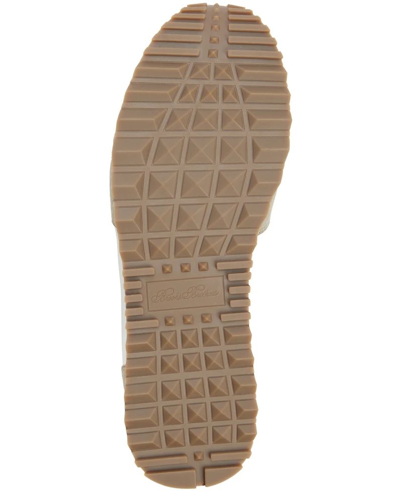 B by Brooks Brothers Men's Arverne Leather Round-Toe Sneakers