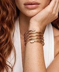 Ettika Golden Spiral Cuff