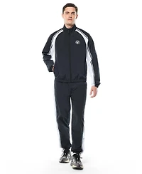 Sergio Tacchini Men's Fico Contrast-Color Panels Raglan-Sleeve Track Jacket