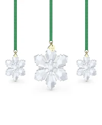 Swarovski 2026 Annual Edition 3-Piece Snowflake Ornament Set