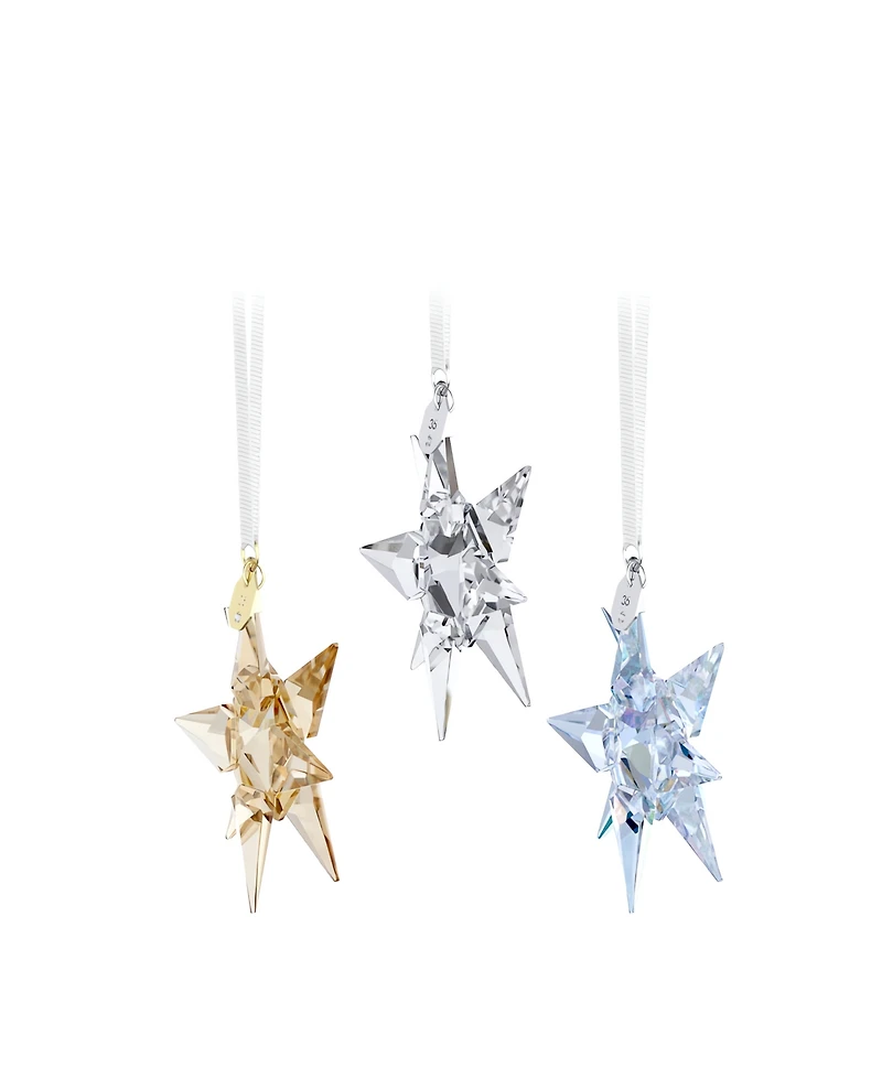 Swarovski Annual Edition 3-Piece Holiday Star Ornament Set