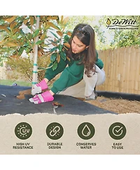 DeWitt Sunbelt 6x300ft Weed Barrier w/ DeWitt Sunbelt 4x300ft Weed Barrier
