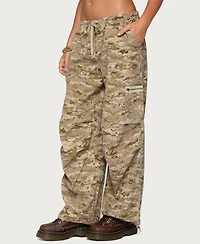 Edikted Women's Demey Camo Baggy Pants
