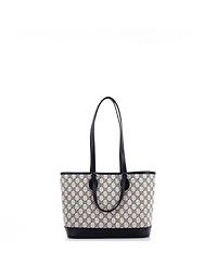 Pre-Owned Gucci Ophidia Top Handle Shopping Tote Gg Coated Canvas and Leather