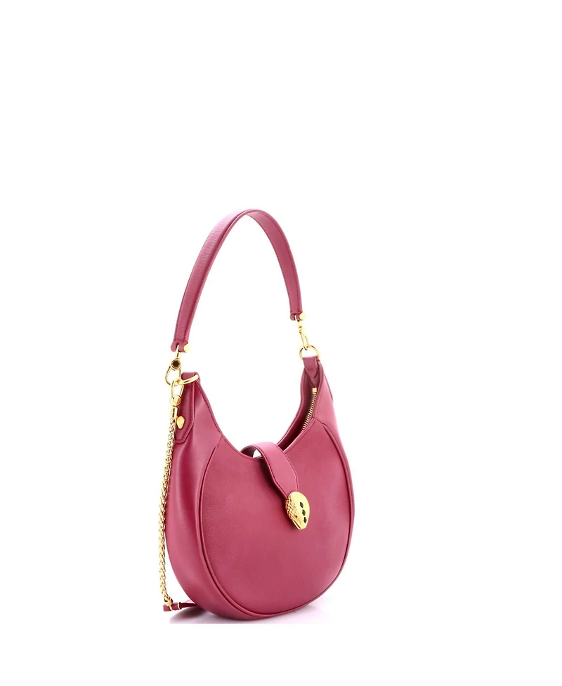 Pre-Owned Bvlgari Medium Serpenti Ellipse Crossbody Bag Leather
