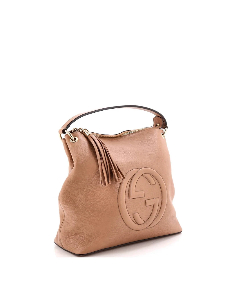 Pre-Owned Gucci Large Soho Convertible Hobo Leather