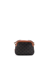Pre-Owned Celine Small Logo Camera Bag Triomphe Coated Canvas