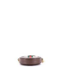 Pre-Owned Gucci Mini Ophidia Round Shoulder Bag Gg Coated Canvas