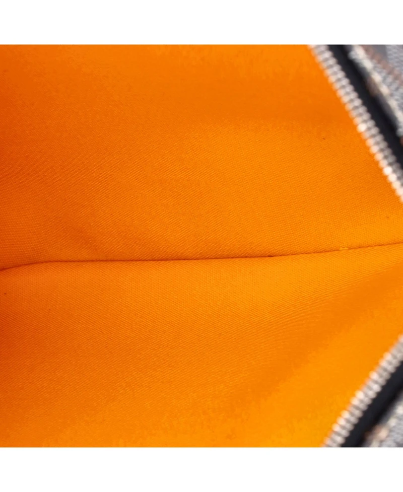 Pre-Owned Goyard Mm Senat Zip Pouch Coated Canvas