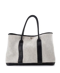 Pre-Owned HERMES Garden Party Tote Toile and Leather