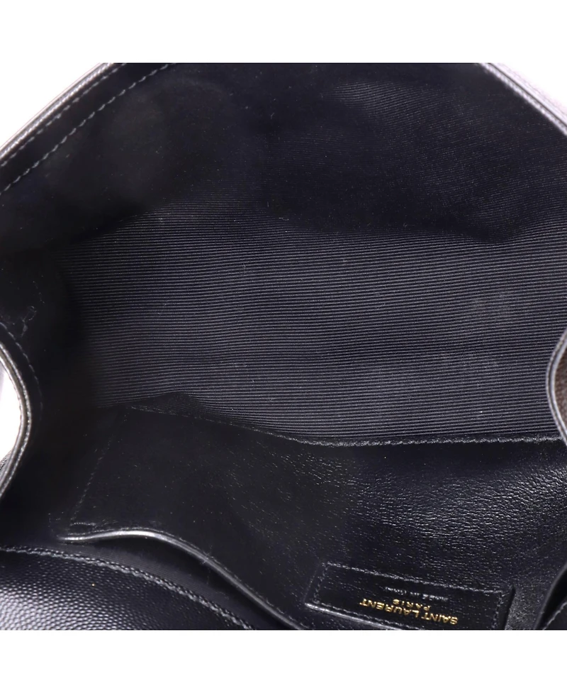 Pre-Owned Saint Laurent Medium Classic Monogram Crossbody Bag Grainy Leather