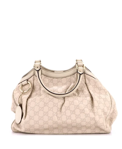 Pre-Owned Gucci Medium Sukey Tote Guccissima Leather