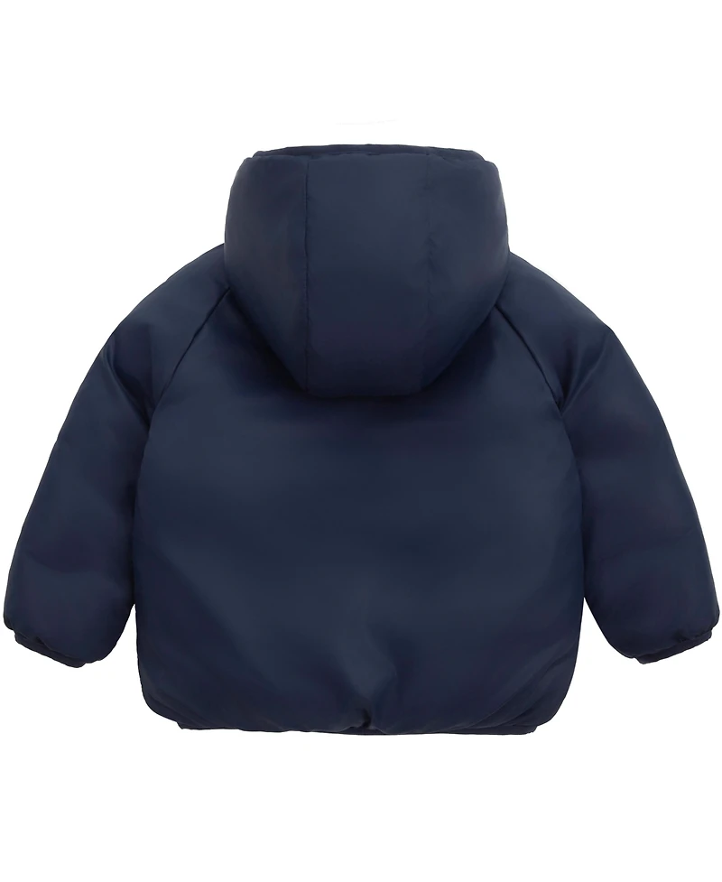 Rokka&Rolla Toddler Boys Reversible Hooded Puffer Jacket 2T-5T