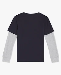 Champion Boys' 8-20 Hangdown Long-Sleeve T-Shirt