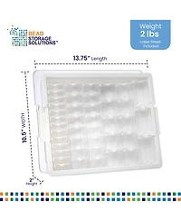 Elizabeth Ward Bead Storage Solutions 45 Piece Craft Supplies Organizer, 8 Pack