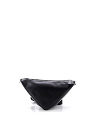 Pre-Owned Prada Small Triangle Logo Zip Crossbody Bag Soft Leather