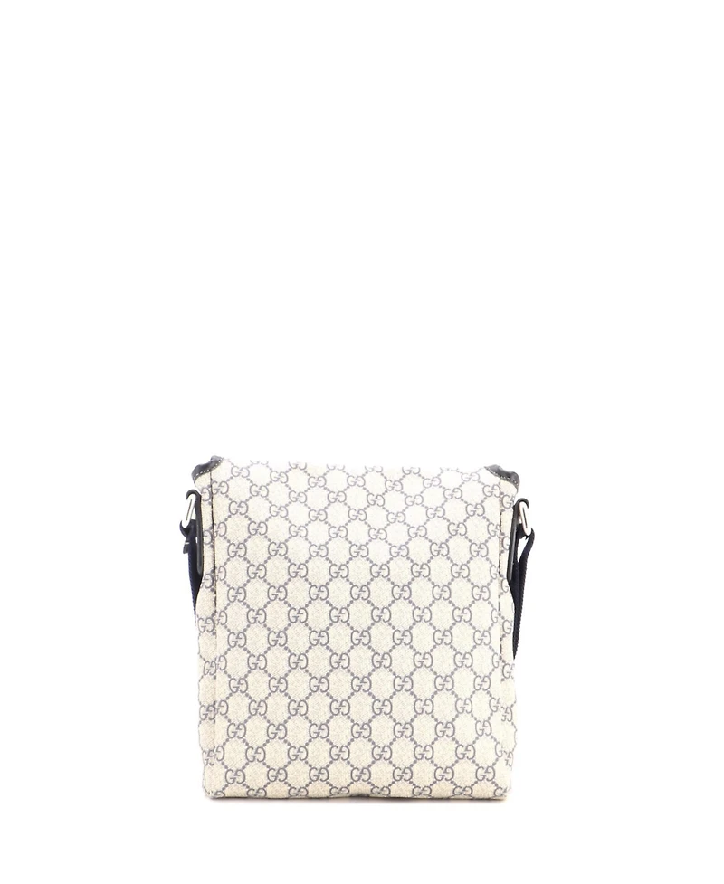 Pre-Owned Gucci Small Flap Messenger Gg Coated Canvas