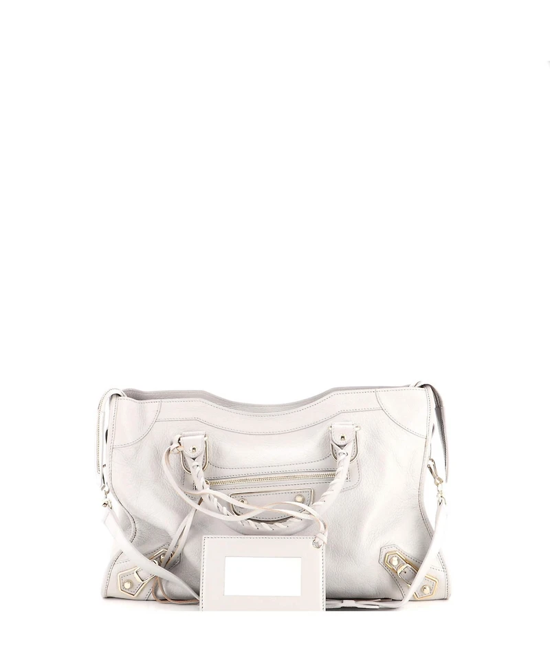 Pre-Owned Balenciaga Medium City Classic Metallic Edge Bag Leather