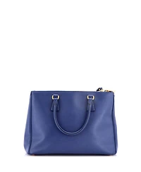 Pre-Owned Prada Medium Double Zip Lux Tote Saffiano Leather