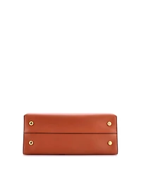 Pre-Owned Salvatore Ferragamo Medium Trifolio Top Handle Bag Leather